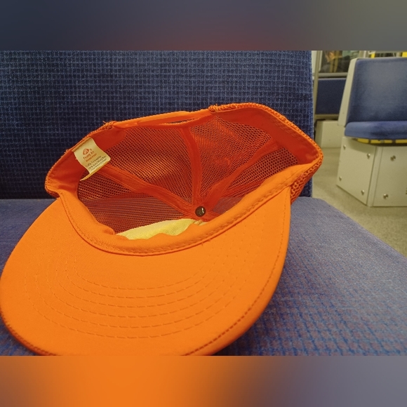 Vintage "Camp Health, Hope & Happiness on Lake Isle" Mesh Trucker Snapback Hat - Picture 2 of 3